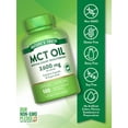 thumbnail image 3 of MCT Oil Capsules 3600mg | 100 Softgels | Keto Friendly Coconut Oil Pills | For Men and Women | by Nature's Truth, 3 of 7
