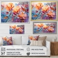 thumbnail image 4 of Designart "Dreamy And Colorful Foliage I" Leaves Floater Framed Canvas Prints, 4 of 5