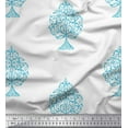 thumbnail image 1 of Soimoi Poly Georgette Fabric Tree Block Print Sewing Fabric Yard 42 Inch Wide, 1 of 3