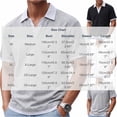 thumbnail image 2 of Josdec Men's Striped Trim V-Neck Short Sleeve Polo Shirt, Casual Layered Collar Pullover for Summer Daily & Office Wear M-XXXL, 2 of 7