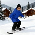 thumbnail image 5 of Girls Ski Suits Waterproof Jumpsuit with Hood Warm Insulated Midweight Zipper Closure Kids Winter Snow Jacket Blue 4 Years, 5 of 8