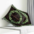 thumbnail image 3 of Spring Eucalyptus Leaves Pillow Covers 26x26 Inch Decorative Throw Pillow Cover, Farmhouse Botanical Brown Wood Sofa Pillowcases Accent Cushion Case Home Decor Bedroom Living Room, 3 of 6