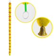 thumbnail image 4 of Artificial Marigold Garlands, 59.06 inch Faux Floral Strings, Orange Yellow Flower Hangings, Festival Backdrop Ornaments, Holiday Wall Door Swags, Synthetic Bloom Decorations for Halloween Diwali, 4 of 5