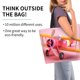 thumbnail image 2 of Fotbe Colorful Cartoon Biplane Bolsa Tote Estética de Lona con Estampado para Mujer - Bolsa Reutilizable de Hombro Casual para Vacaciones, Compras, Trabajo y Gimnasio, 2 of 8
