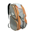 thumbnail image 3 of Siruishop Pickleball Bag Daypack for Backpacking Badminton Racquets Paddles Pickleball Grey and Orange, 3 of 8