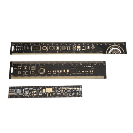 TILIYHELLO Engineering ruler 15 20 25CM immersion gold process PCB ...