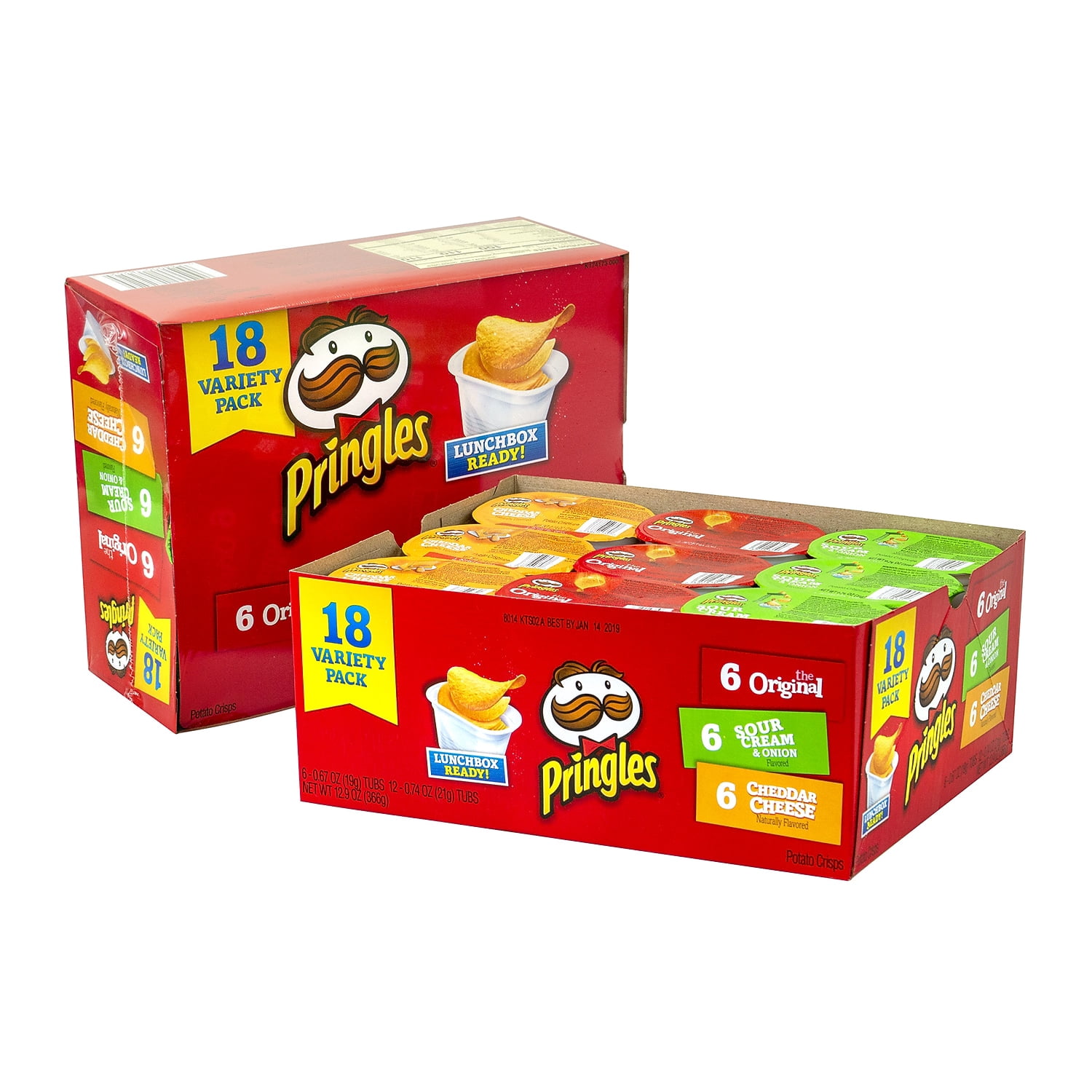 Pringles Snack Stacks Variety Pack - 36 ct.