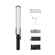 Zhiyun FIVERAY V60 60W Portable Bi-Color LED Light Wand, Black, Bundle with 9.5' Pro Air-Cushioned Light Stand