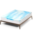 thumbnail image 4 of Subrtex Wave Pattern Gel Memory Foam Mattress Topper（2", Twin-XL）, 4 of 6