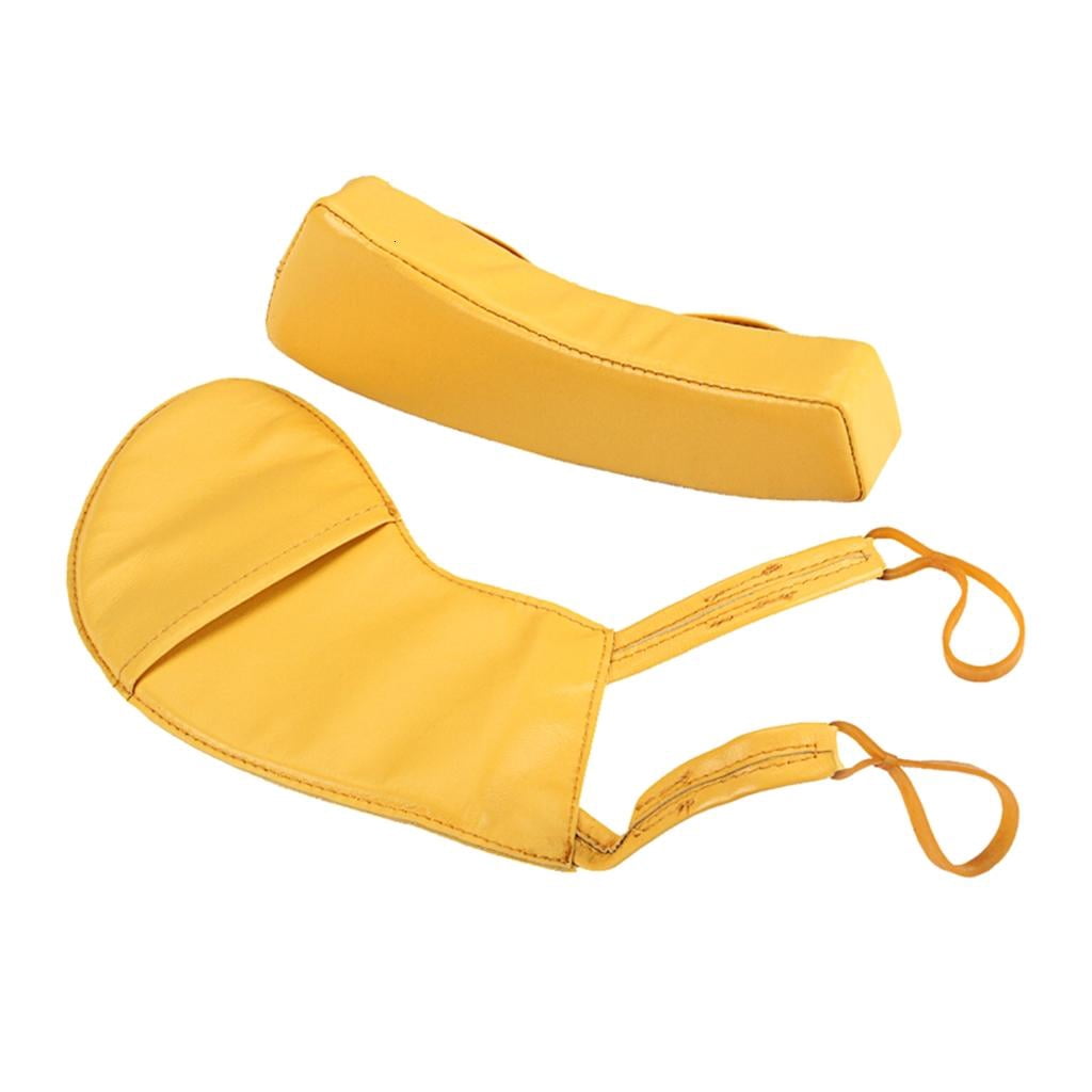 Yihuala Sheepskin Violin Fitting Chinrest Pad Violin Shoulder Mat Holder Violin Shoulder Pad Violin Shoulder Holder 1/4-1/2 4/4