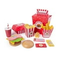 thumbnail image 2 of Children‘s Educational Wooden Hamburger Family Bucket Set Simulation Food Toy, 2 of 6