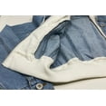 thumbnail image 5 of Women's Cropped Layered Hoodie Denim Jean Jacket., 5 of 11