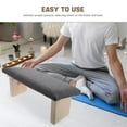 thumbnail image 3 of CTIRCHIU Foldable Kneeling Chair Meditation Bench Grey Wood 1Pcs For Outdoor Use, 3 of 7