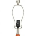 thumbnail image 4 of Surya Foligno 1-Light Modern Fabric & Glass Table Lamp in Orange/White, 4 of 6