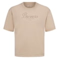 thumbnail image 2 of Men's Levelwear Khaki Milwaukee Brewers Ethereal Oversized Luxe Signature Knit T-Shirt, 2 of 3