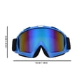 thumbnail image 4 of TODOZO Motorcycle Goggles Windproof ATV Off Road Glasses For Men Women Dirt Riding Cycling Ski Snowboard Sports Outdoor Goggles, 4 of 9