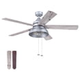 thumbnail image 1 of Prominence Home Brightondale 52 Inch Industrial Ceiling Fan w/ Light, Galvanized, 1 of 12