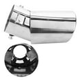 thumbnail image 4 of Soumake Universal Car Rear Metal Curved Exhaust Pipe Tail Muffler Tip Accessories for Auto, 4 of 7