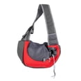 thumbnail image 4 of SalonMore Sac de Transport pour Animaux de Compagnie Chat Chiot Simple Épaule Sac de Voyage Fourre-Tout Rouge, 4 of 8