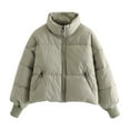 thumbnail image 3 of Vedolay Parkas for Women Elegant Pocket Loose Jacket Coat Green,S, 3 of 4