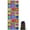 Colorful Dog Paw, variant on Cavalier King Charles Spaniel Dog and Flower Hot Yoga Mat Towel Non Slip for Hot Yoga - Quick-Drying Yoga Mat Cover with 4 Corner Pockets with Travel Bag - Hot Yoga Towel Non Slip 70"x26"