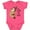 Vintage Hot Pink, variant on Inktastic I Live to Hug Cute Sloth on a Branch Boys or Girls Baby Bodysuit