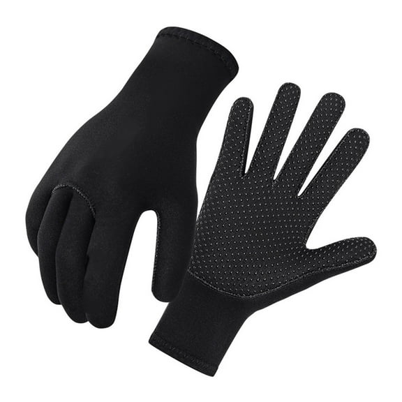 3mm Neoprene Unisex Swimming Gloves Keep Warm Diving Gloves for Snorkeling Fishing Winter Swim Equipment ,Widely Unisex Fit