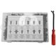 thumbnail image 3 of unique High quality240Pc Bumper Retainer Clips Car Rivets Fasteners Push Retainer Kit Auto Push Pin Rivets Set Door Trim Panel Clips, 3 of 5