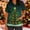#624-Army Green, variant on Wowcloth Women's Short Sleeve V-Neck Scrub Top with Christmas Print and Pocket, Comfort Fit for Nursing Work and Holiday Events