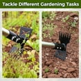 thumbnail image 5 of Weed Puller Tool with Long Handle - 44" Heavy Duty Manual Weeder & Garden Hoe, 2 in 1 Uprooting Tool for Yard, Lawn, Flower Bed, and , Durable Weed Remover for Gardening, 5 of 6