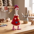 thumbnail image 5 of Aurorax Valentine's Day Desk Goose Outfit 7 inch,Small Desk Goose Clothes Set for Mini Magnetic Goose Statue,Red 7" Desk Goose Outfits Holiday Sets for Office Tabletop Home Decor, 5 of 6