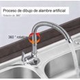 thumbnail image 4 of Fregadero de cocina de un solo seno empotrable para lavar platos, fregadero de cocina, accesorios de cocina para restaurantes, 37 cm x 31 cm, color plateado., 4 of 8