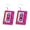 E, variant on 1 Pair Vintage Zebra Print Magnetic Tape Hook Earrings 1980s Acrylic Retro Cassette Crush Colorful Drop Dangle Earrings Jewelry Gift