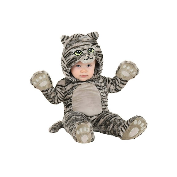 Infant Gray Striped Kitty Costume