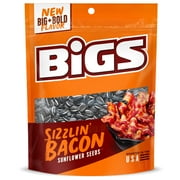 Bigs Sizzlin' Bacon Sunflower Seeds, Keto Friendly Snack, Low Carb Lifestyle, 5.35 oz. Bag