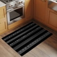 thumbnail image 2 of Geometric Black Front Door Rugs 2x3 ft Ethnic Stripes Small Rug for Entryway Non Slip Washable Bathroom Door Mat Absorbent Floor Mat for Indoor Entrance, 2 of 9