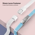 thumbnail image 3 of YAOMOBB Laces Buckle Creative Shoes Laces Fastener Elastic Buckle for Shoe Accessories, 3 of 5
