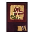 thumbnail image 2 of Unknown 25x32 White Modern Wood Framed Museum Art Print Titled - Floral Mosaic, 2 of 4