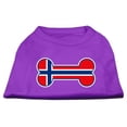 thumbnail image 1 of Bone Shaped Norway Flag Screen Print Shirts Purple Xs (8), 1 of 3
