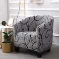 thumbnail image 1 of Housses Extensibles Modernes Universelles Élastiques pour Canapé Housse de Protection pour Fauteuil, 1 of 1