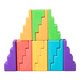 thumbnail image 1 of Juguetes apilables de madera coloridos para construir escaleras, desarrollo del aprendizaje para 3, 4, 5, 6 y 7 años arcoíris, 1 of 9