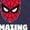 NAVY, variant on Spider-Man - Today Im Feeling Moods - Youth Boys Long Sleeve Graphic T-Shirt