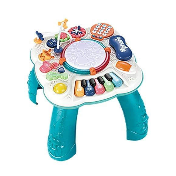 Mesa De Aprendizaje Musical Para Bebés Con Luces De Colores, Mesa De Juegos Educativos Para Bebés Y Niños Mayores De 3 Años