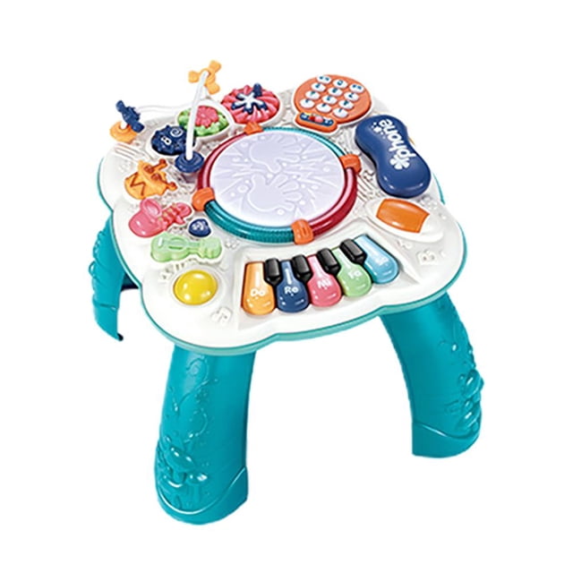 Mesa De Aprendizaje Musical Para Bebés Con Luces De Colores, Mesa De Juegos Educativos Para Bebés Y Niños Mayores De 3 Años