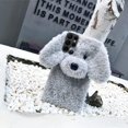 thumbnail image 5 of Dog Case Compatible with Galaxy S23 Ultra Cute 3D Plush Fluffy Dog Case Cartoon Case Fashion Luxury Fur Hair Fuzzy Wool Face Soft Back Cover Shockproof Protective for Women and Girls Girly Gray, 5 of 13