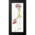 thumbnail image 2 of Tavoletti, Anne 8x14 Black Modern Framed Museum Art Print Titled - Floral Figures VII, 2 of 5