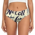 thumbnail image 1 of Balery Not All Those Who Wander Are Lost Ropa Interior de Algodón para Mujer con Dibujo – Braguitas Cómodas y Elásticas, Estilo Clásico-X-Small, 1 of 6
