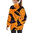 thumbnail image 4 of Odeerbi Teen Boys Halloween Hoodies Fall Winter Pullover Hooded Sweatshirts 4-14 Years Children's Halloween Printed Hoodie Long Sleeve Top Sweatshirt Teen Clothes Orange, 4 of 7