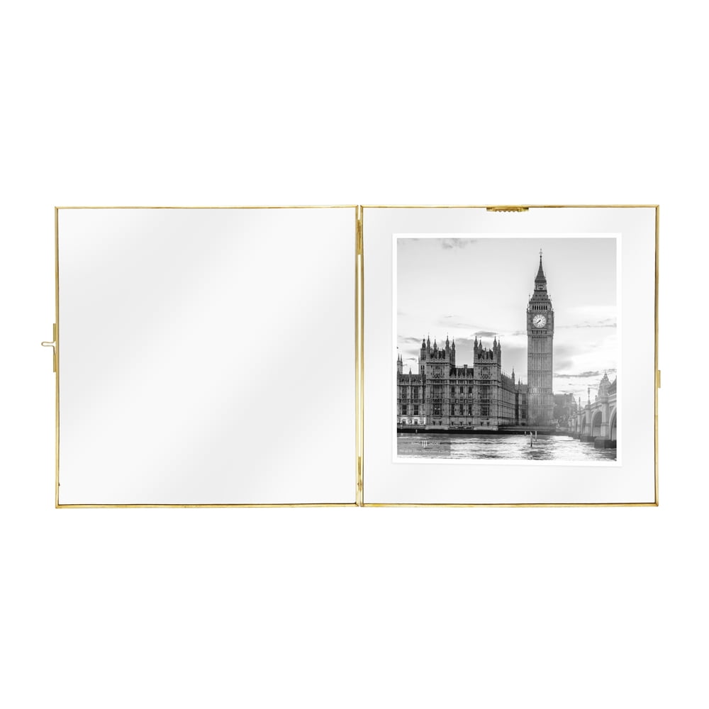 Isaac Jacobs 10x10 Wall-Mountable Picture Frame w/ Locket Closure