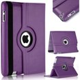 thumbnail image 5 of For Apple iPad 7th 8th 9th 10.2" 360 Degrees Rotating Leather Tablet Case, Purple, 5 of 5